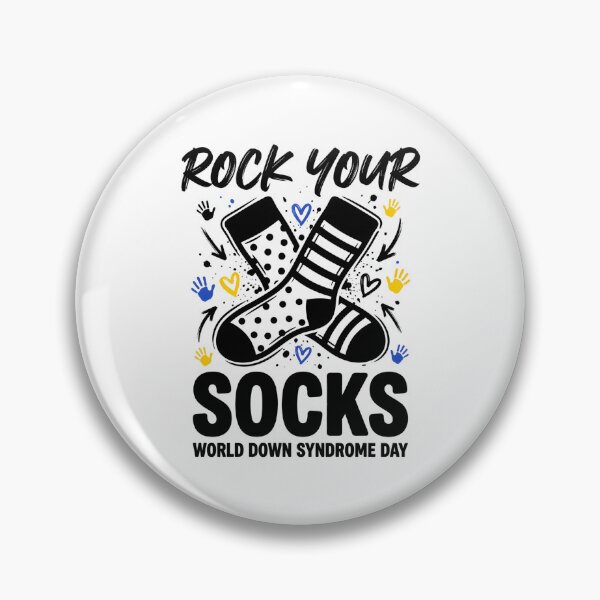 Item preview, Rock Your Socks 3/21 World Down Syndrome Day Awareness Design, Down Syndrome Awareness Gift, Support Inclusion Graphic Tee designed and sold by AsturShop.