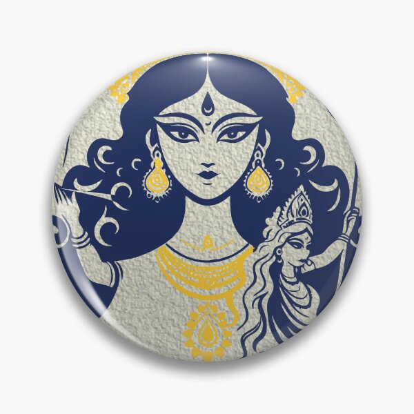 Item preview, Gods of India Art Series - Goddess Durga - Divine Mother, Invincible protector designed and sold by ArtGMerch.
