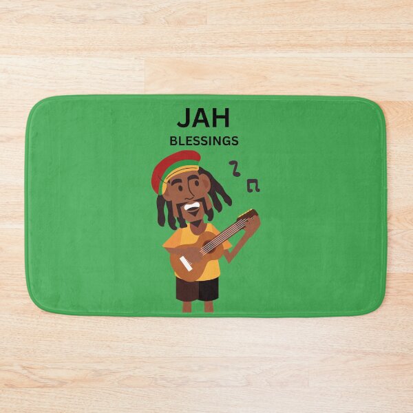 Item preview, Jah Blessings Reggae Design – Rasta Vibes Jamaican Spiritual Music Graphic designed and sold by ROOTS & SOUL.