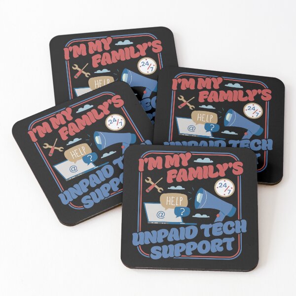 Item preview, I'm My Family's Unpaid Tech Support - Funny Family Comupter Humor designed and sold by PCStudio57.