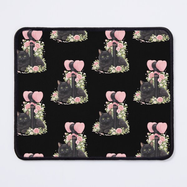 Item preview, Blackpink Lightstick Floral Cat – Kpop Blink Aesthetic Illustration designed and sold by Vh7Studio.