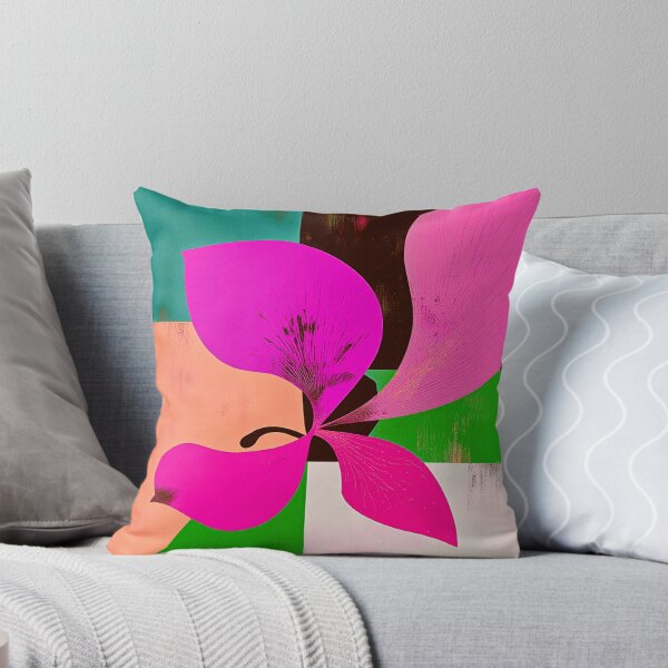 Item preview, Vibrant Pink Art Deco Floral Bloom designed and sold by joycrysstudio.