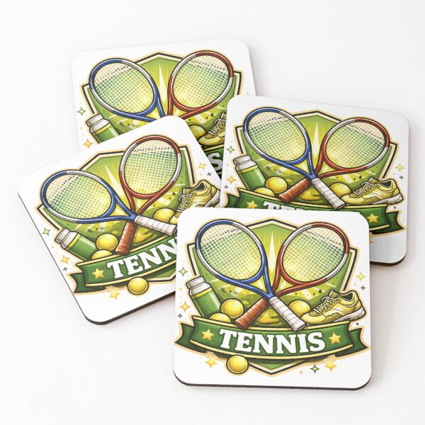 Item preview, Tennis Racquet Retro Design – Tennis Player Gift for Tennis Lovers & Athletes designed and sold by Wear Sculpt.