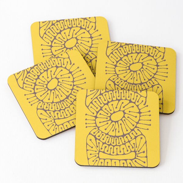 Item preview, NUCLEUS YELLOW & BLACK designed and sold by KolbStudios.