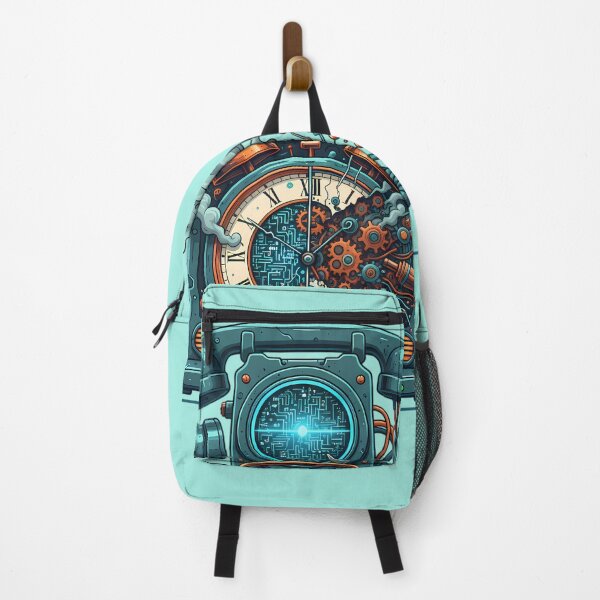 Item preview, Steampunk Time Machine - Retro Cyberpunk Clockwork designed and sold by Valeriia_Isaieva.
