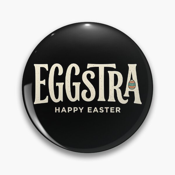 Item preview, Vintage Eggstra Happy Easter Typography designed and sold by zbox1.