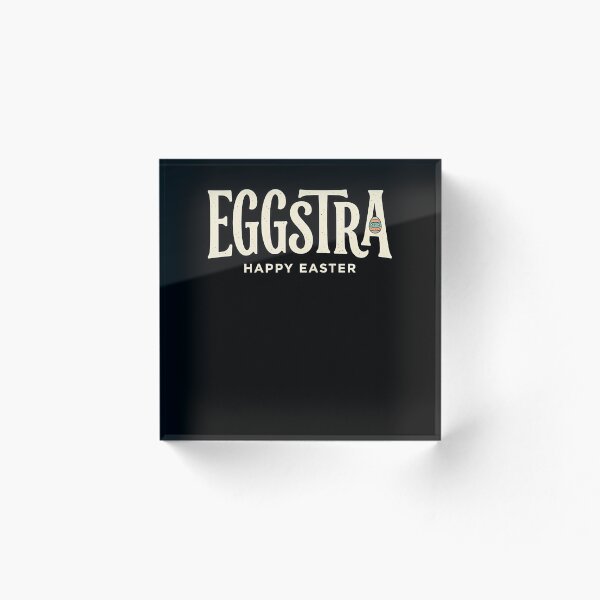 Item preview, Vintage Eggstra Happy Easter Typography designed and sold by zbox1.