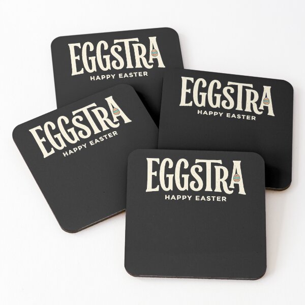 Item preview, Vintage Eggstra Happy Easter Typography designed and sold by zbox1.