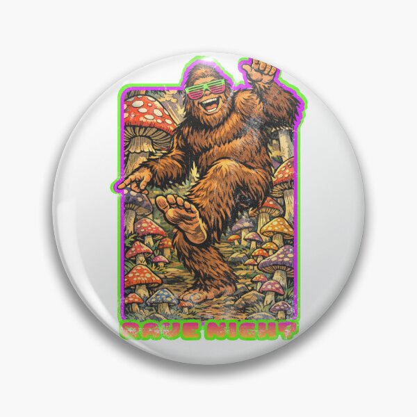Item preview, Retro Bigfoot Rave — Neon Shutter Shades, Mushroom Forest designed and sold by Nacho Average Designs.
