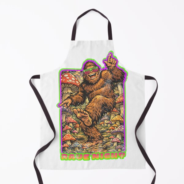 Item preview, Retro Bigfoot Rave — Neon Shutter Shades, Mushroom Forest designed and sold by Nacho Average Designs.