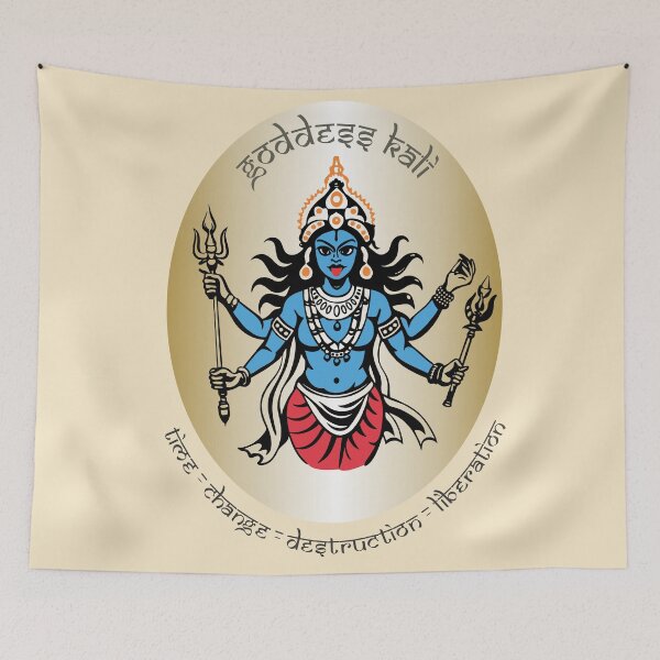 Item preview, Gods of India Art Series - Goddess Kali - Destruction, Change and Liberation designed and sold by ArtGMerch.