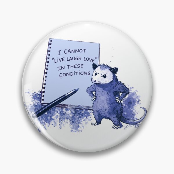 Item preview, I cannot 'live love laugh' in these conditions - Existing is exhausting edition EDTN4  designed and sold by Myllady's Soundtrack and Stickers.