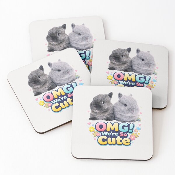 Item preview, OMG We’re So Cute - Twin Bunnies designed and sold by Studio Origins NZ (SO NZ).