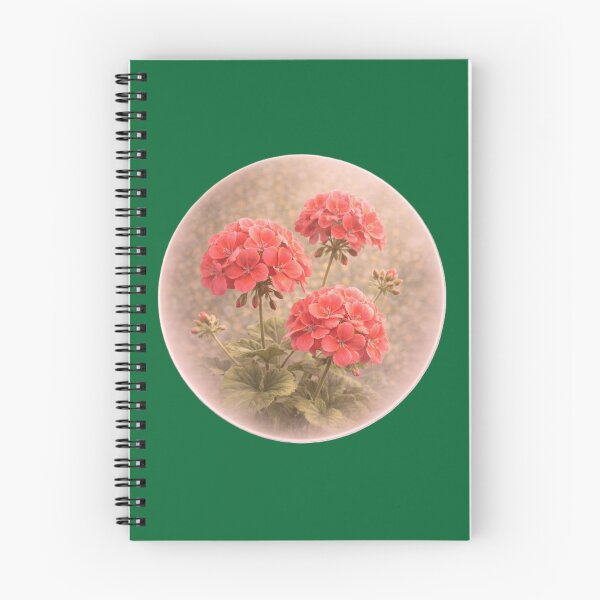 Item preview, Garden Geranium Bloom – Cheerful Floral Portrait designed and sold by TheJoyfulPen.