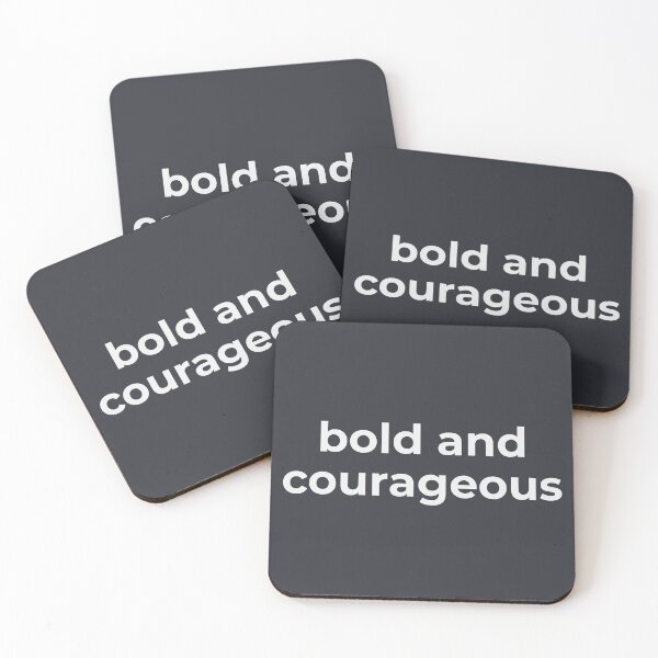 Item preview, Bold and Courageous Faith Statement | Confidence Building Statement designed and sold by FaithStatement.