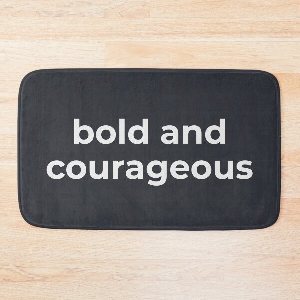 Item preview, Bold and Courageous Faith Statement | Confidence Building Statement designed and sold by FaithStatement.