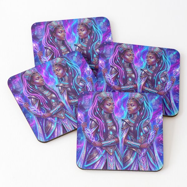 Item preview, Cosmic Twin Queens designed and sold by ChloeDesigns401.