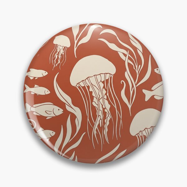 Item preview, Marine World with Jellyfish, Algae, and Fish designed and sold by Ciervo Primavera.