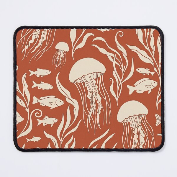 Item preview, Marine World with Jellyfish, Algae, and Fish designed and sold by Ciervo Primavera.