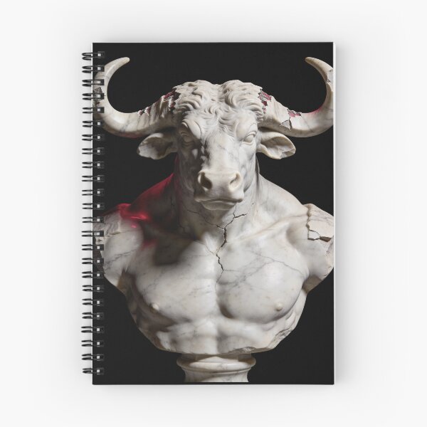 Item preview, Minotaur Titan – Greek Mythology Warriorminotaur designed and sold by Marble Void.