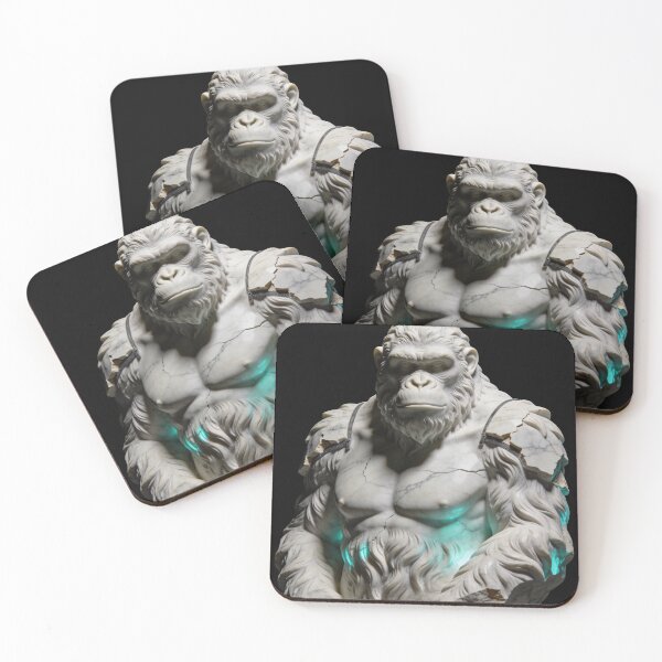 Item preview, Primal Titan – Gorilla Stone Statue designed and sold by Marble Void.