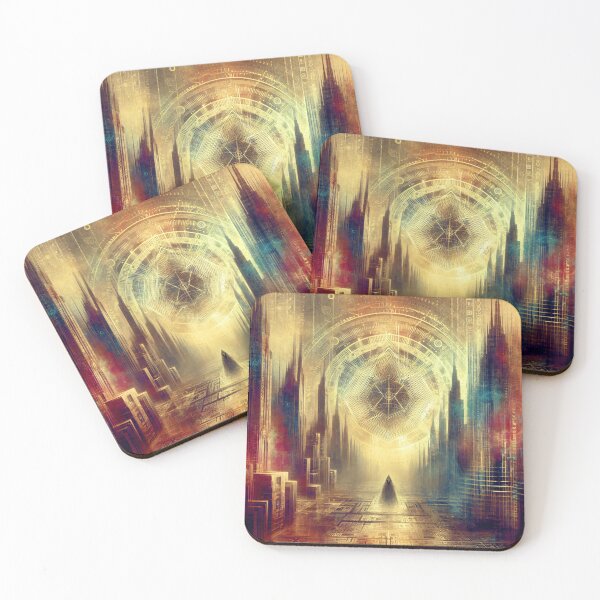 Item preview, Maddox- circuit temple city: glitchprint scape designed and sold by QiMera.