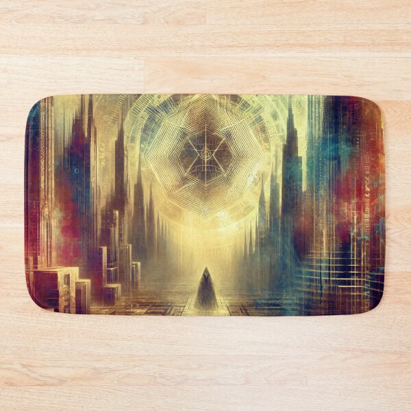 Item preview, Maddox- circuit temple city: glitchprint scape designed and sold by QiMera.