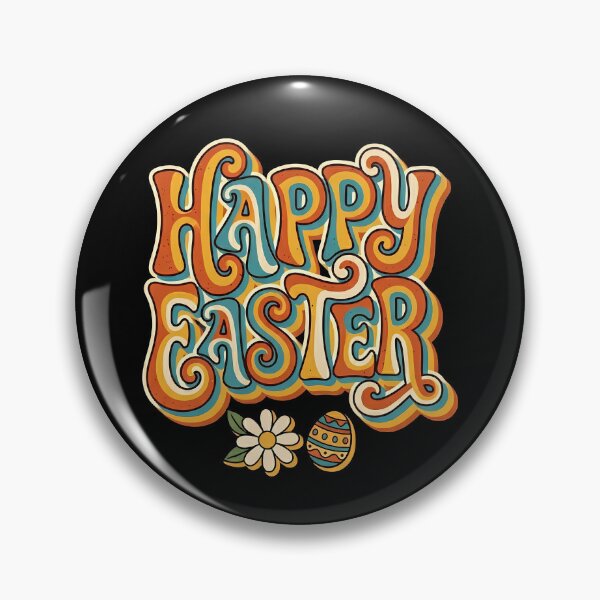 Item preview, Happy Easter Retro Groovy 70s Vintage designed and sold by zbox1.