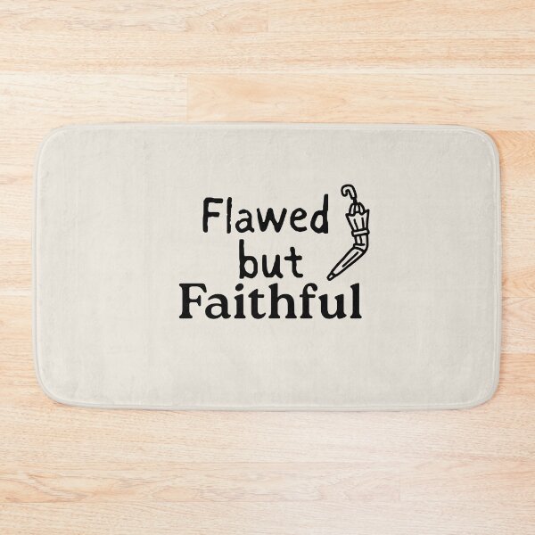 Item preview, Flawed But Faithful Retro Christian Aesthetic designed and sold by StillTrustingCo.