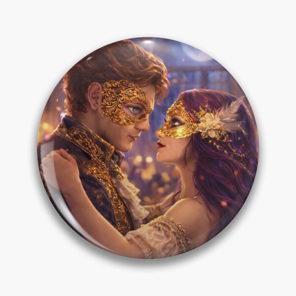 Item preview, Enchanted Masquerade Dance – Romantic Fantasy Ballroom Couple designed and sold by mandismind1021.