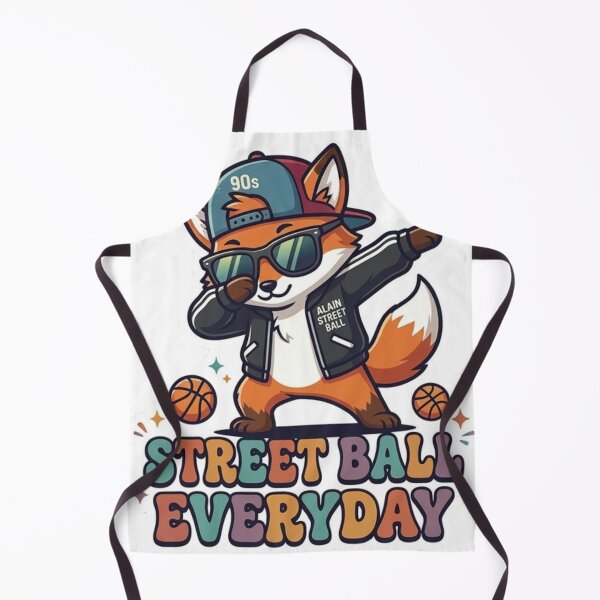 Item preview, Street Ball Everyday Dabbing Fox retro 90s vintage aesthetic designed and sold by Wear Sculpt.
