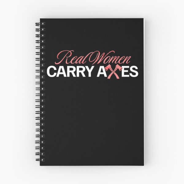 Item preview, Real Women Carry Axes Firefighter Gift for Women in Firefighting designed and sold by HazardPay.