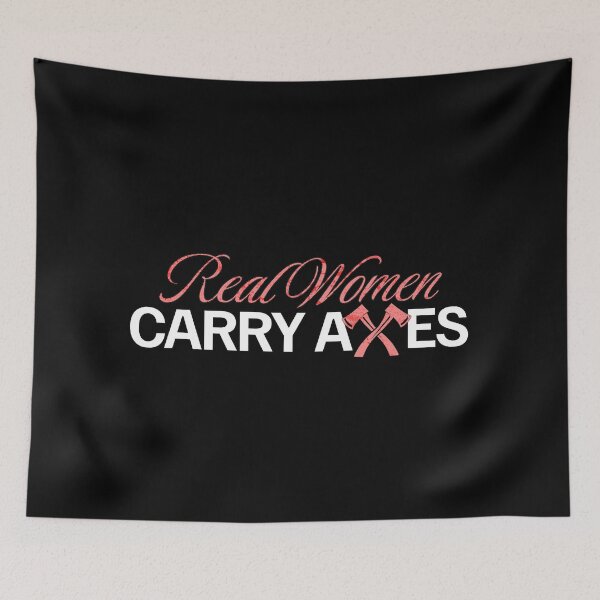 Item preview, Real Women Carry Axes Firefighter Gift for Women in Firefighting designed and sold by HazardPay.