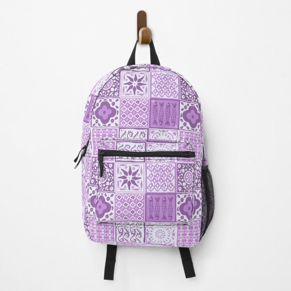 Item preview, Pink rustic mediterranean tile pattern designed and sold by Patternandflow.