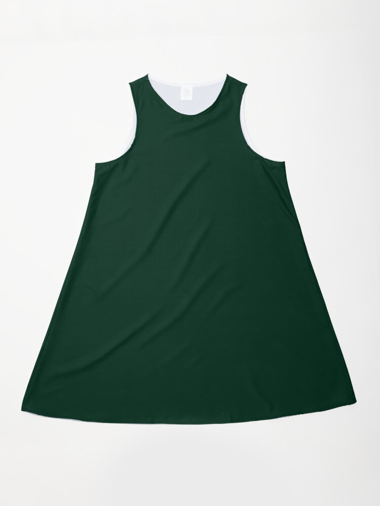 solid dark green" A-Line Dress for Sale by ViviennePoet | Redbubble