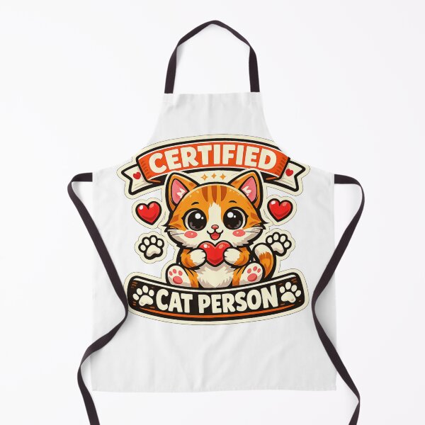 Artikelvorschau, Cute Certified Cat Person Cartoon Cat Design entworfen und verkauft von Wolf Creator.