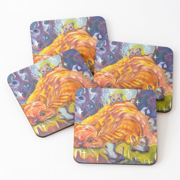 Item preview, The big cat and its guardian elves designed and sold by PenguinHu.