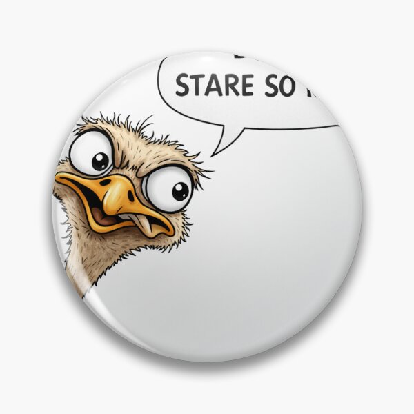 Item preview, Cross-Eyed Ostrich – Don’t Stare So Much designed and sold by Jokememe.