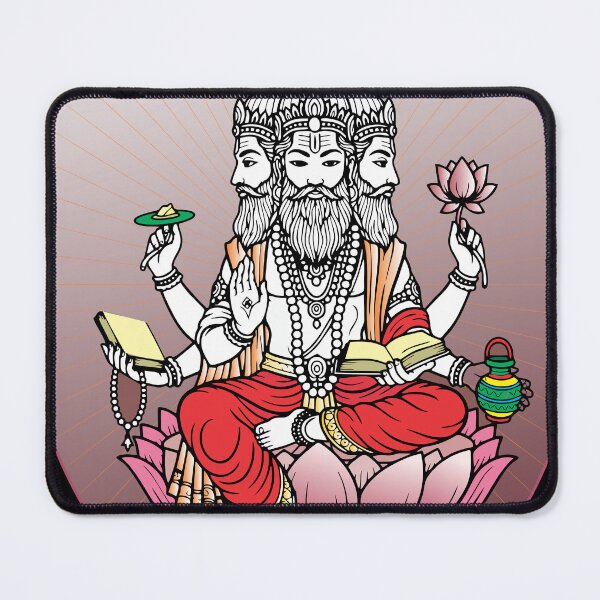Item preview, Gods of India Art Series - Lord Brahma - The Creator in Hindu belief designed and sold by ArtGMerch.
