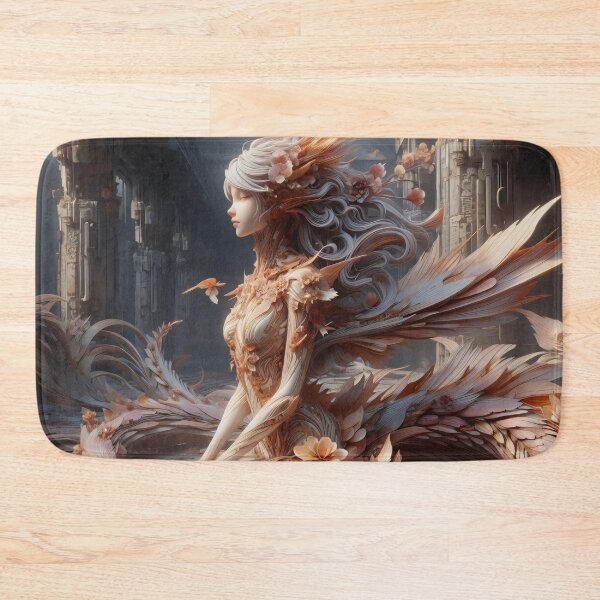 Item preview, Kayleen- naga of the valley shrine: bloomtech ascendant designed and sold by QiMera.