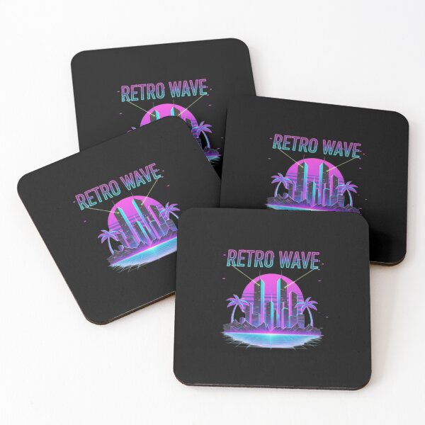 Item preview, "Retro Wave Synthwave City 80s Neon Sunset T-Shirt | Vaporwave Palm Trees Aesthetic Design" designed and sold by Unsololugar.