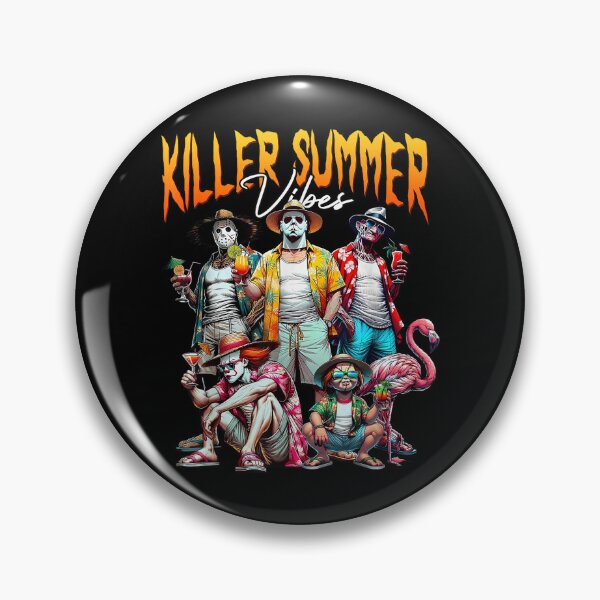 Item preview, Killers Summer Vibes Horror Thug Life Horror Characters designed and sold by barrycantre11.