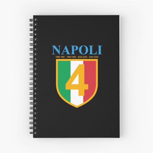 Item preview, Napoli 4th Title Tribute Italian Soccer Champions Graphic designed and sold by barrycantre11.