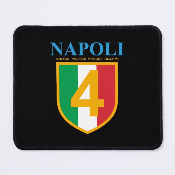 Item preview, Napoli 4th Title Tribute Italian Soccer Champions Graphic designed and sold by barrycantre11.