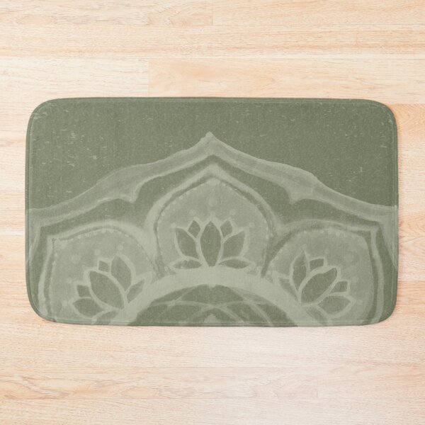 Item preview, Buddha Padma Watercolor - Sage + Tea designed and sold by Irene Estelle.