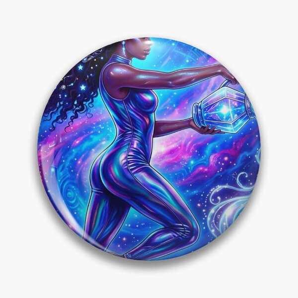 Item preview, Aquarius Cosmic Water Bearer designed and sold by ChloeDesigns401.