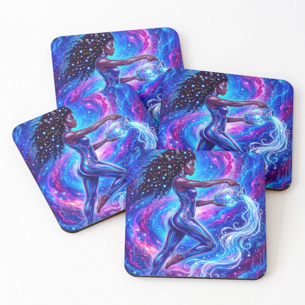 Item preview, Aquarius Cosmic Water Bearer designed and sold by ChloeDesigns401.