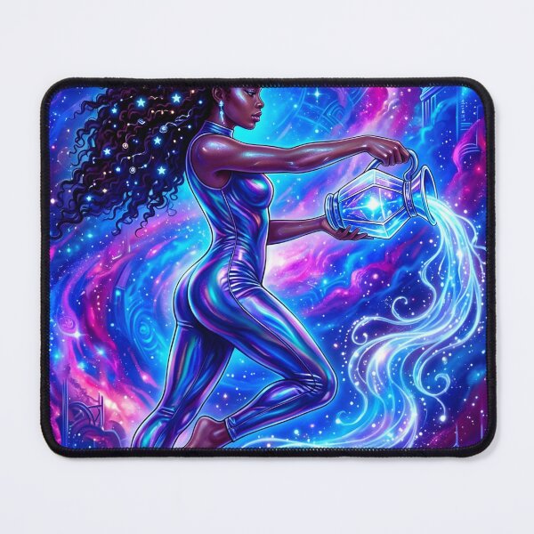 Item preview, Aquarius Cosmic Water Bearer designed and sold by ChloeDesigns401.