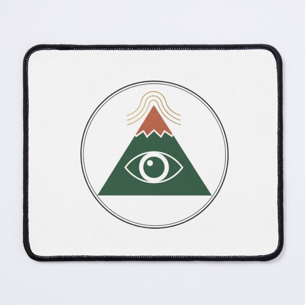 Item preview, All Seeing Eye Mountain Triangle Mystical T-Shirt | Illuminati Spiritual Boho Minimalist Design designed and sold by Unsololugar.