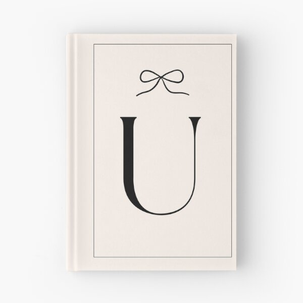Artikelvorschau, weiches, elegantes U-förmiges Notizbuch entworfen und verkauft von PinkSky-Designs.